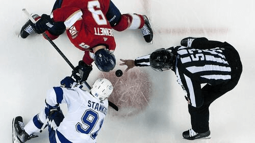 Ставки на вбрасывания в хоккее